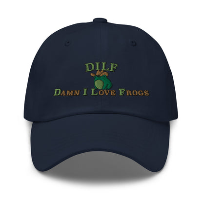 DILF Damn I Love Frogs Classic Baseball Cap