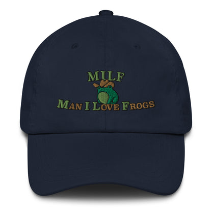 MILF Man I Love Frogs Baseball Cap