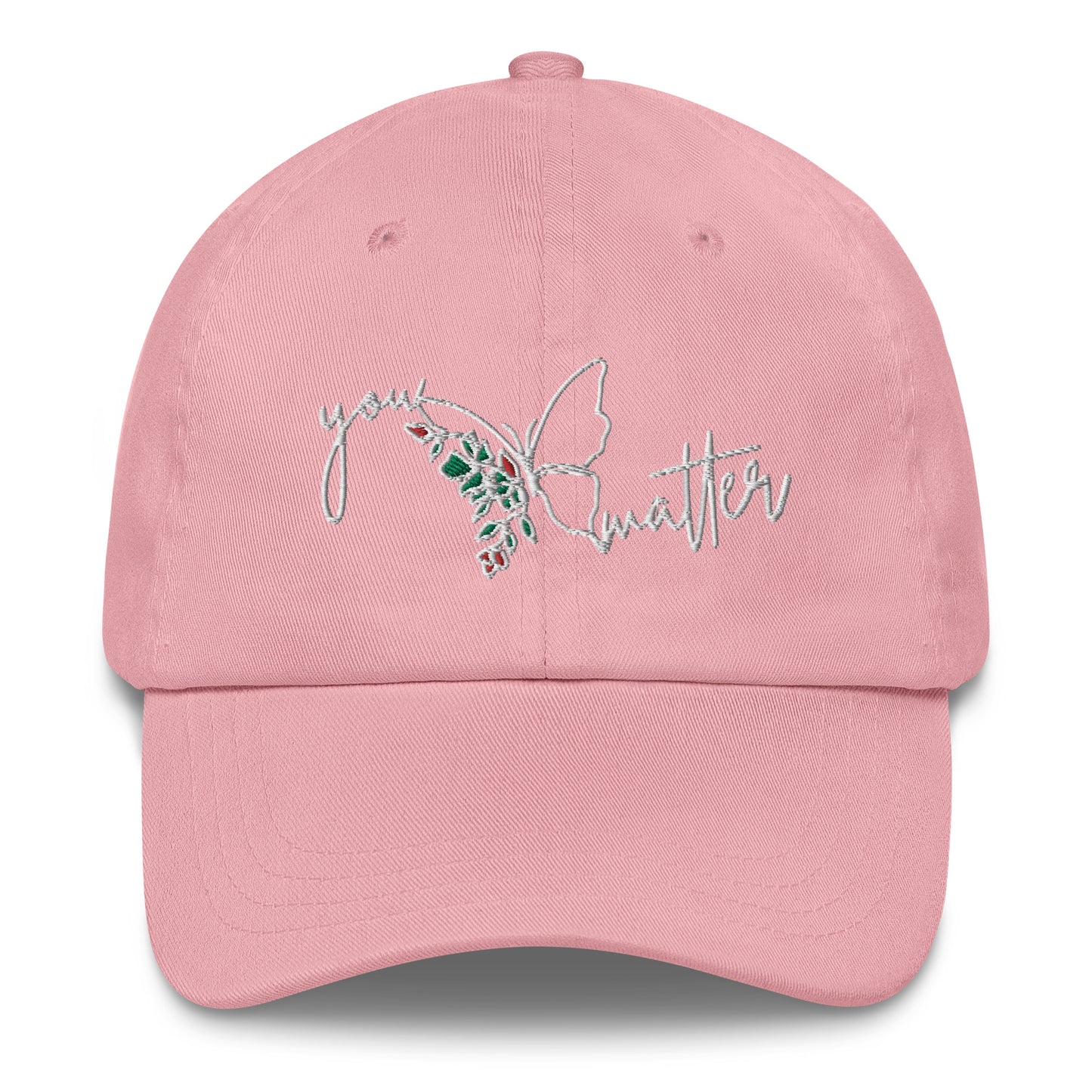 You Matter Baseball Cap White Text