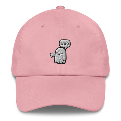 Boo Ghost Halloween Baseball Cap