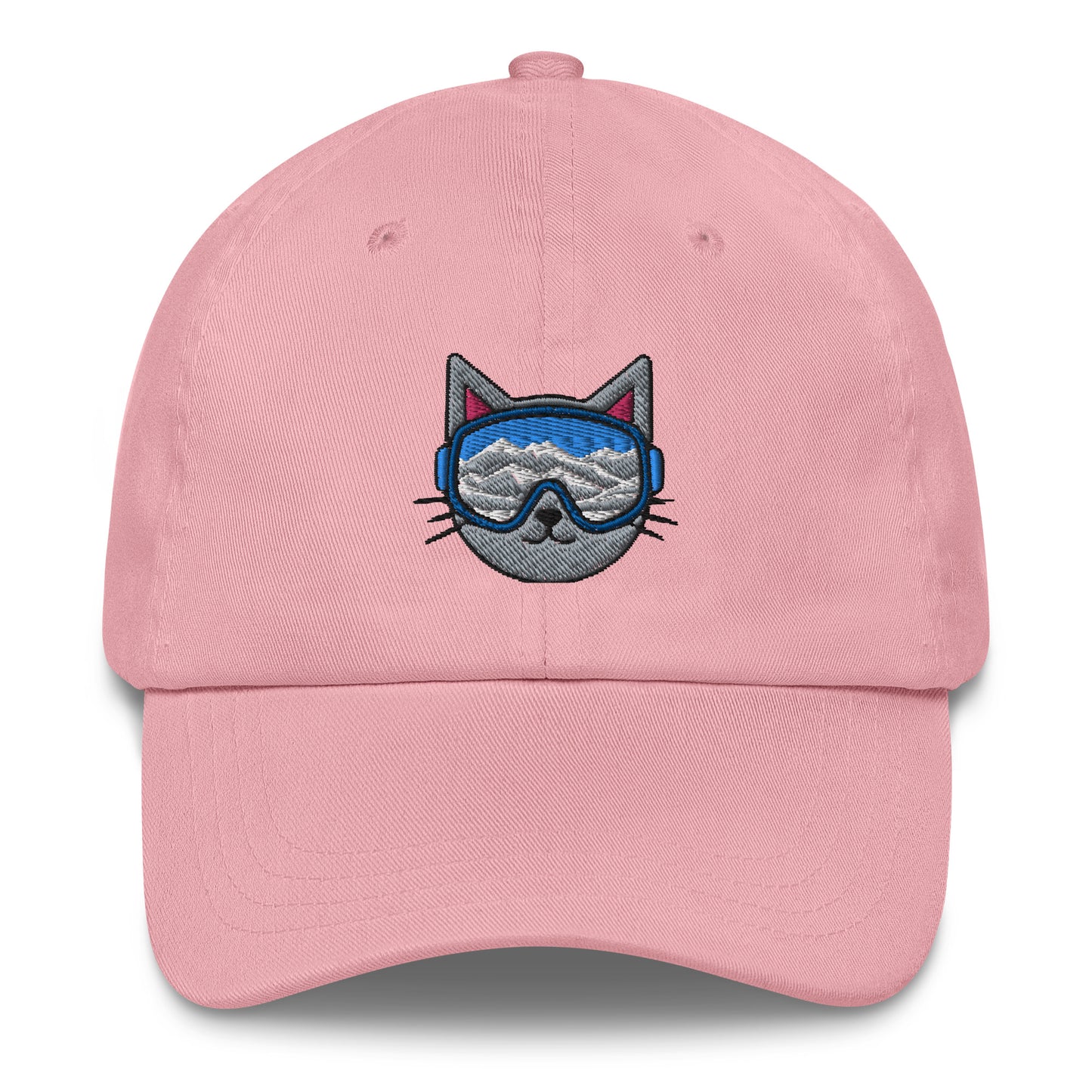 Kitty Cat Ski Goggles Baseball Cap