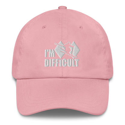 I'm Difficult Skiing Baseball Cap