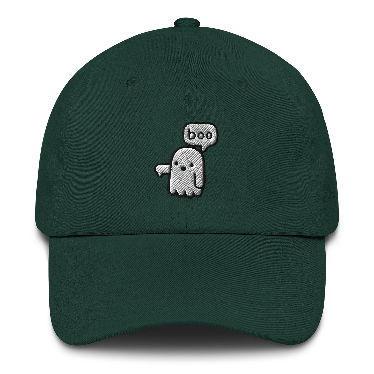 Boo Ghost Halloween Baseball Cap