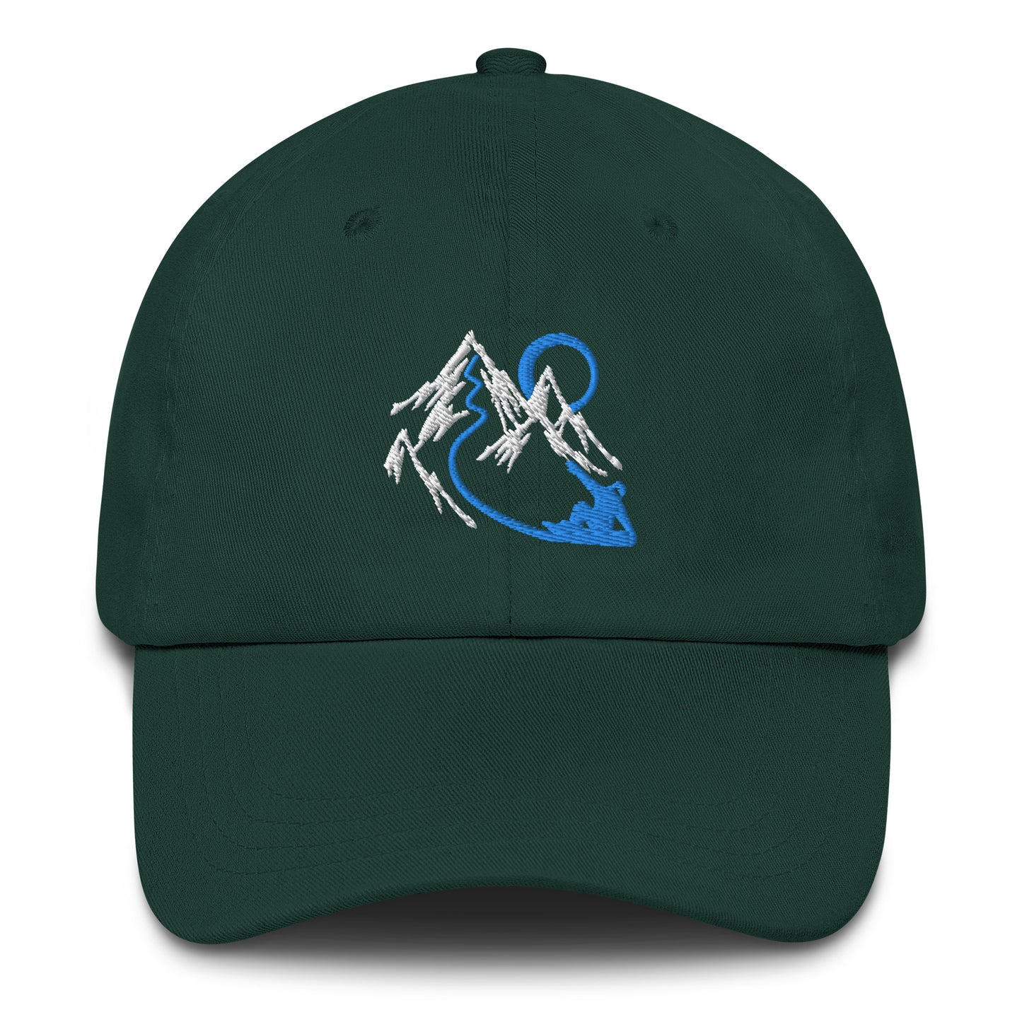 Mountain Snowboarder Baseball Cap