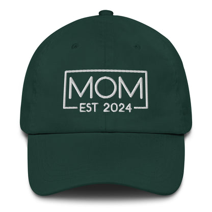 New Mom Est. 2024 Baseball Cap