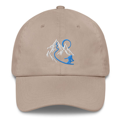 Mountain Skier Baseball Cap