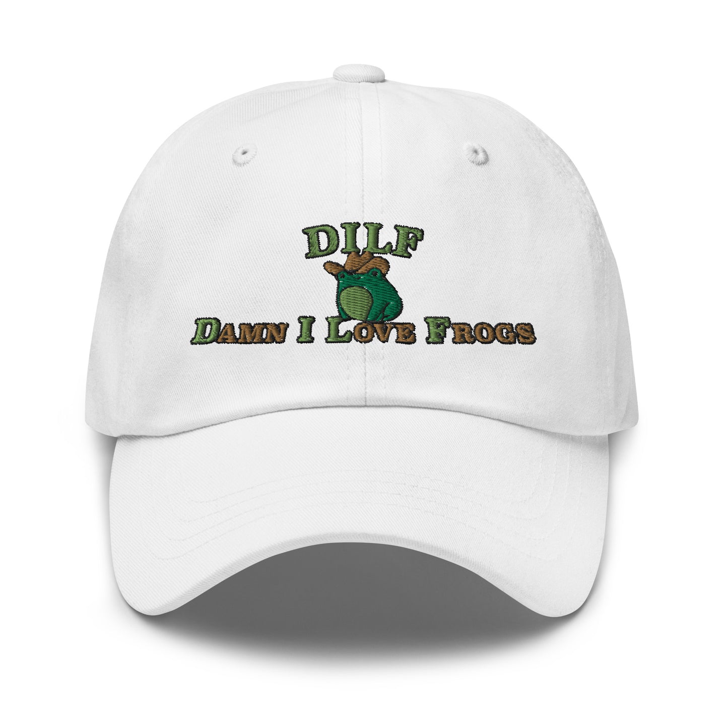 DILF Damn I Love Frogs Classic Baseball Cap