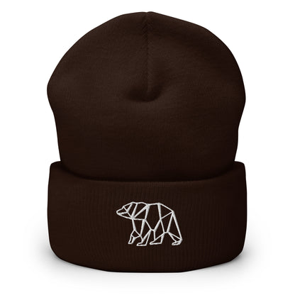 Minimalist Bear Outdoor Beanie