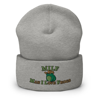 MILF Man I Love Frogs Beanie