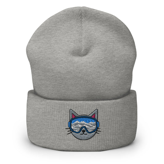 Kitty Cat Ski Goggles Beanie