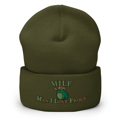 MILF Man I Love Frogs Beanie