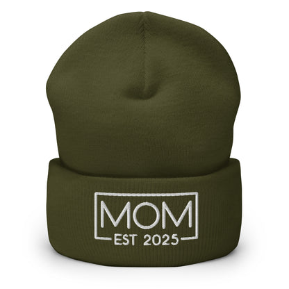 New Mom Est. 2025 Beanie