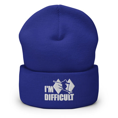 I'm Difficult Skiing Beanie