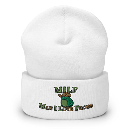 MILF Man I Love Frogs Beanie