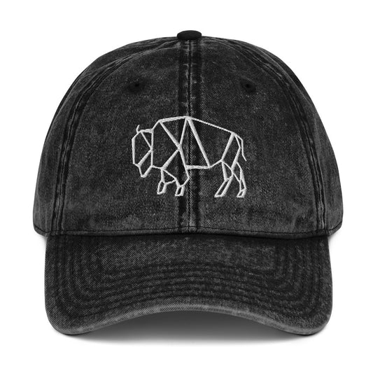 Minimalist Buffalo Outdoor Vintage Baseball Cap