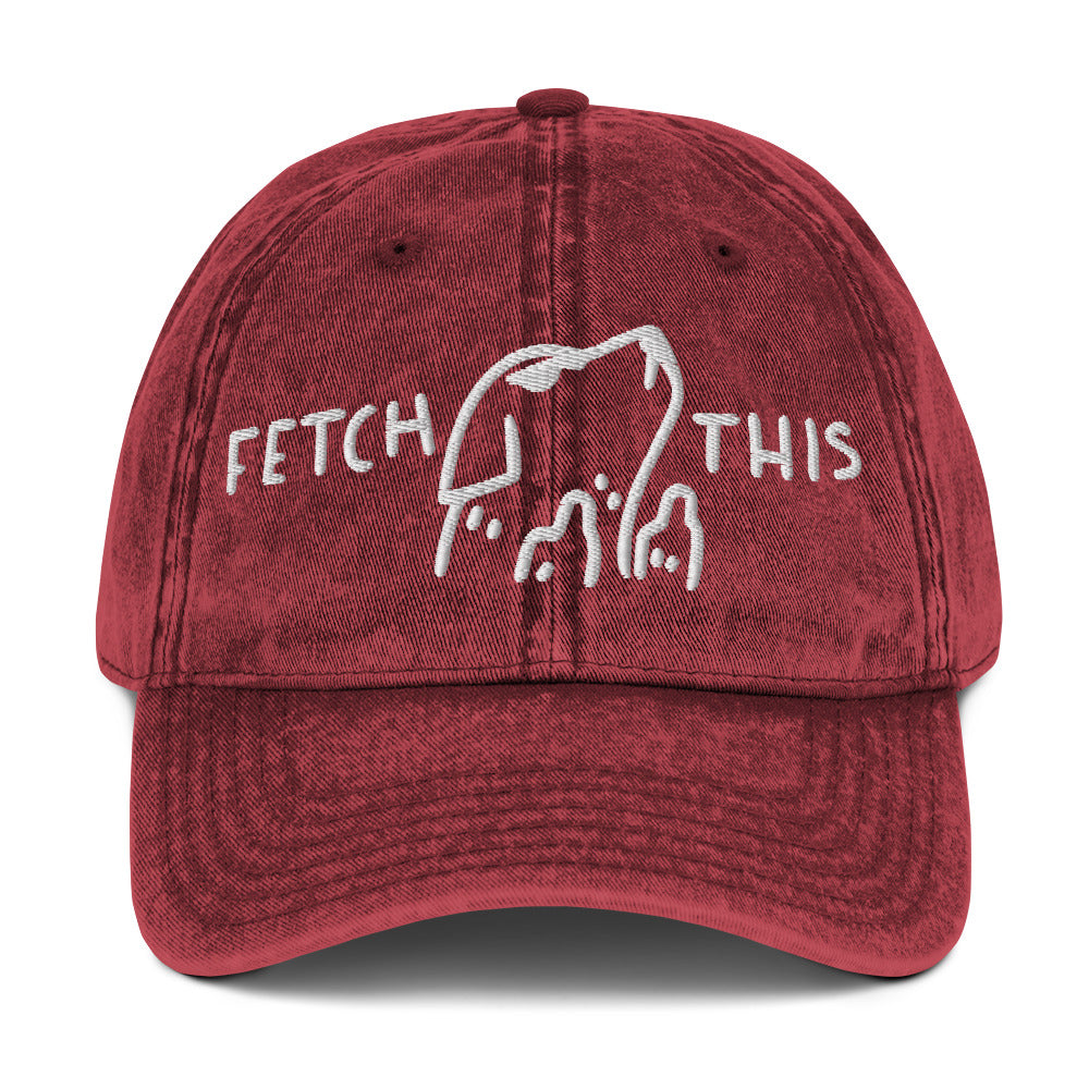 Fetch This Vintage Baseball Cap