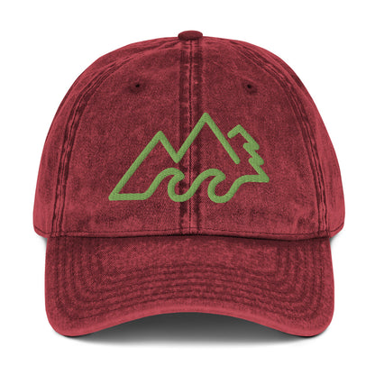 Minimalist Nature Vintage Baseball Cap