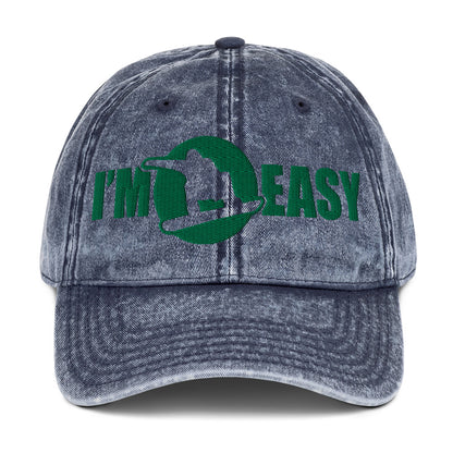 I'm Easy Snowboarding Vintage Baseball Cap