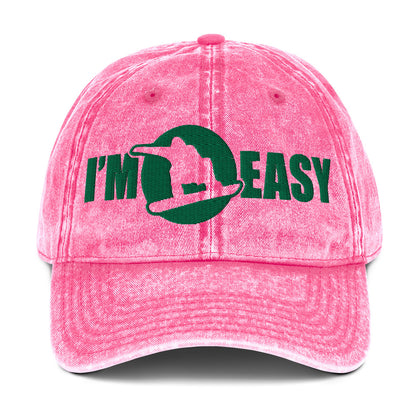 I'm Easy Snowboarding Vintage Baseball Cap