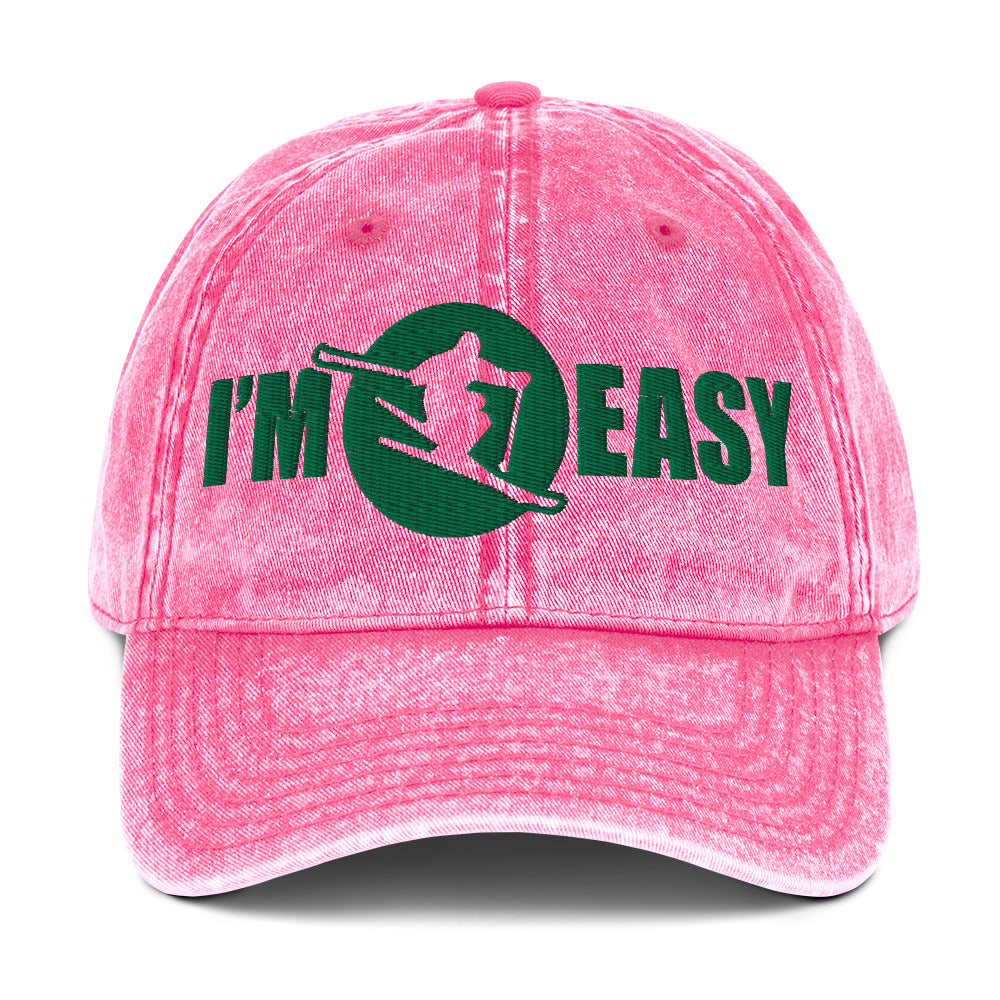 I'm Easy Skiing Vintage Baseball Cap