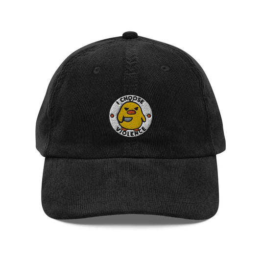 I Choose Violence Corduroy Cap
