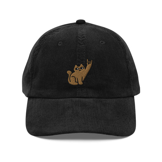 Cats Are Metal Corduroy Cap