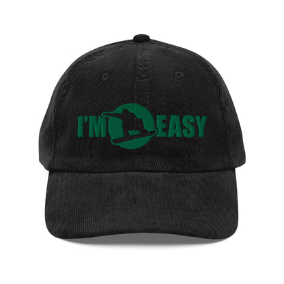 I'm Easy Snowboarding Corduroy Cap
