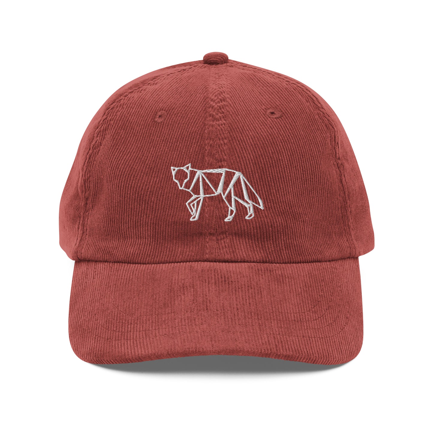 Minimalist Fox Corduroy Cap