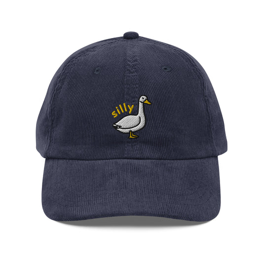 Silly Goose Corduroy Cap