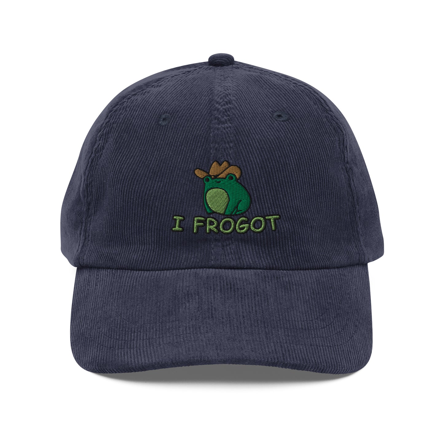 I Frogot Corduroy Cap