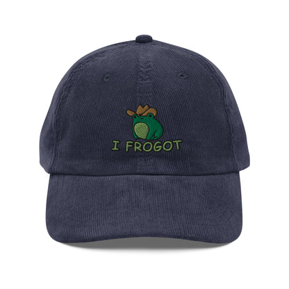 I Frogot Corduroy Cap