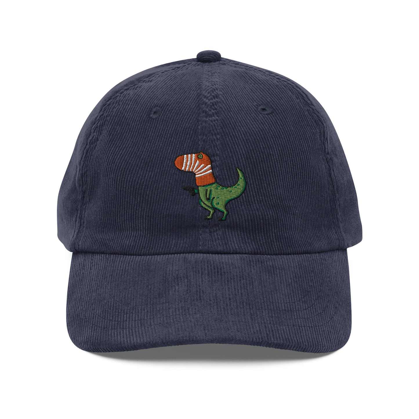 It's a Stickup Funny Dinosaur Corduroy Cap