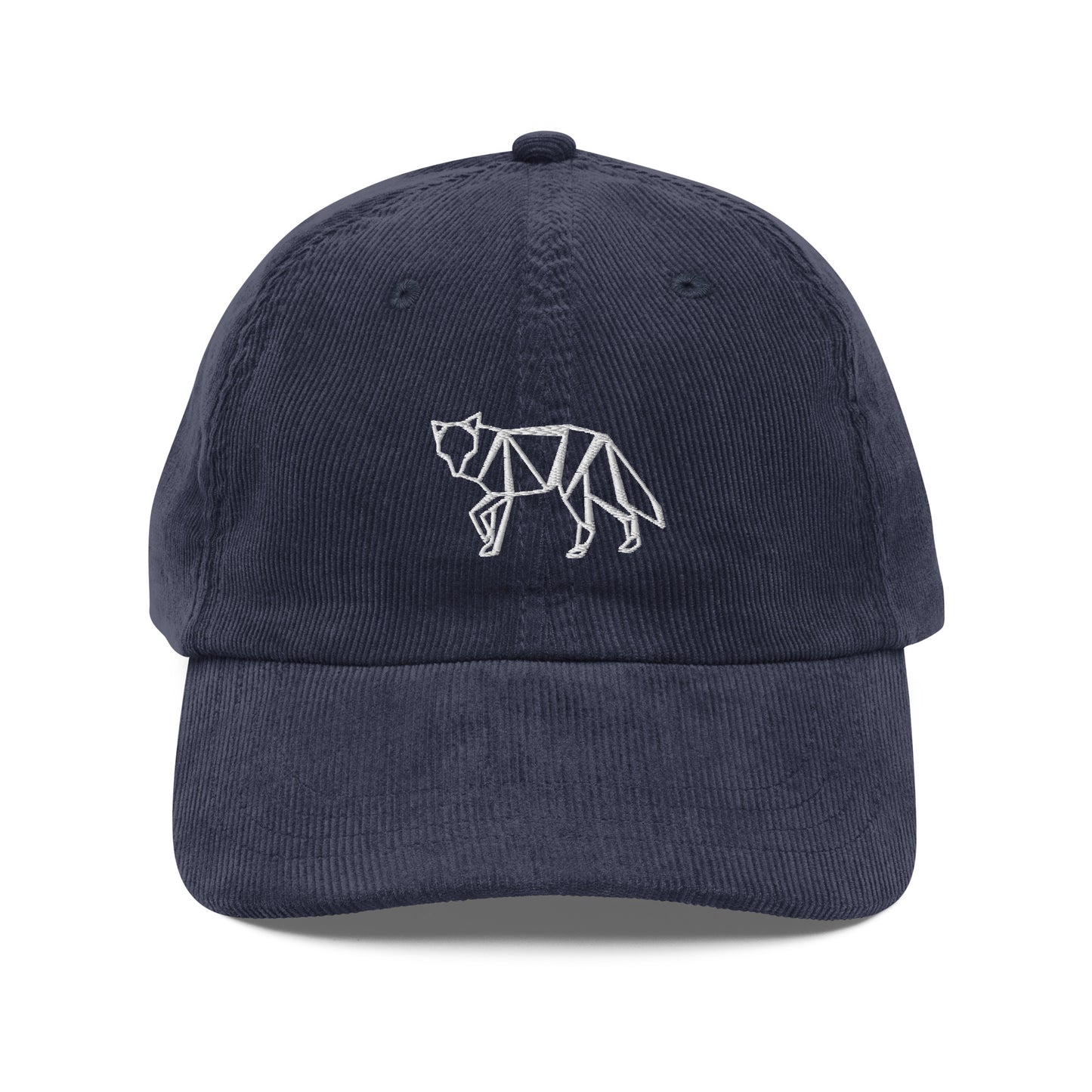 Minimalist Fox Corduroy Cap