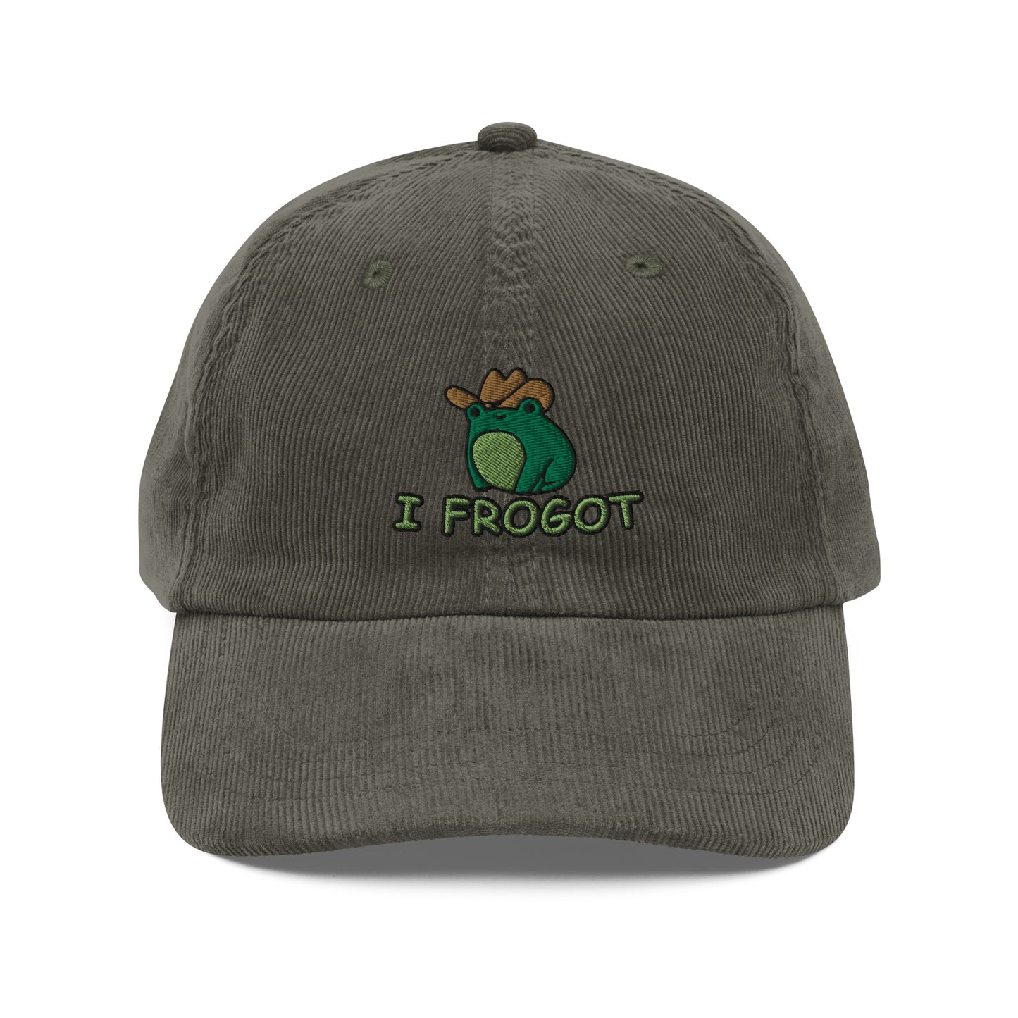I Frogot Corduroy Cap
