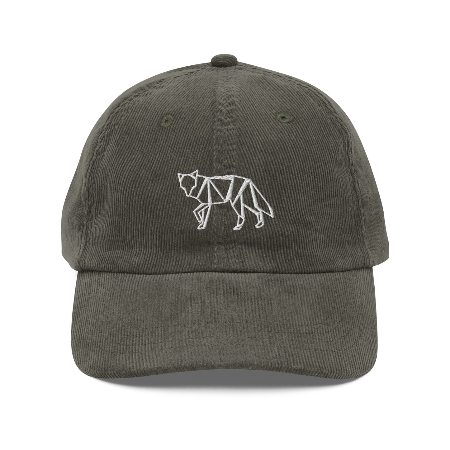 Minimalist Fox Corduroy Cap
